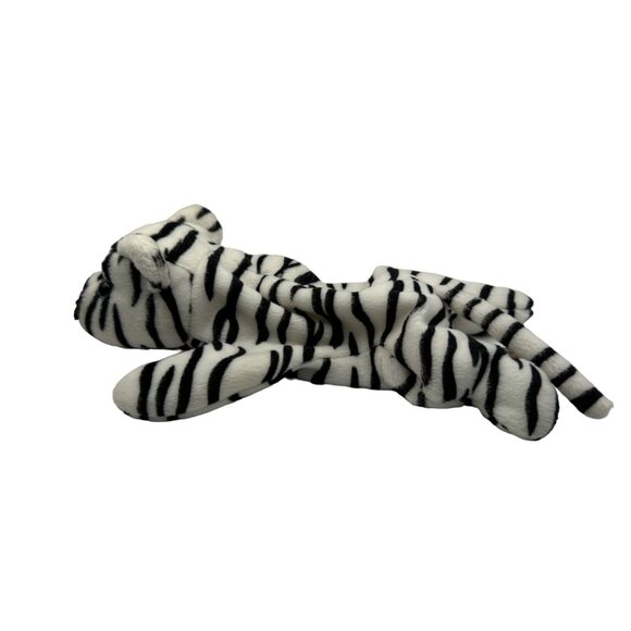 Ty Beanie Baby Blizzard The White Tiger Plush Toy - Picture 6 of 7